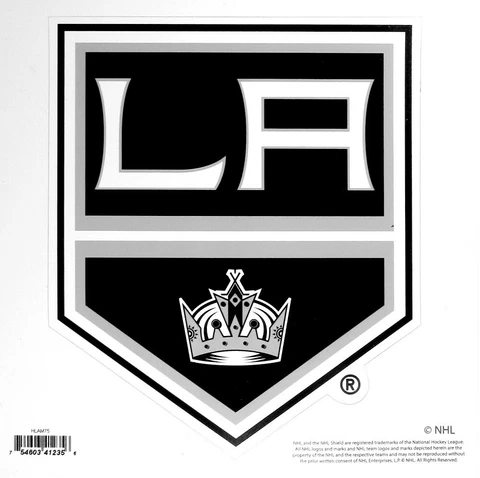 Los Angeles Kings 8" Magnet Outdoor Rated Vinyl Auto Fridge NHL Hockey Logo Team Cover