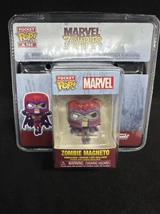 Funko Pop Llavero Bolsillo Marvel Zombie Magneto Zombies - Imagen 1 de 4