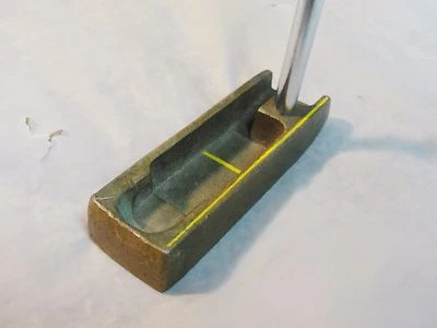 Rare Unique PHINNYS ONE ARM BANDIT PUTTER Golf Club Right Hand Channeled Back - Image 1 of 4
