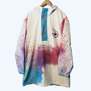 Bang Energy Windbreaker Reflective Rain jacket Hoodie Pullover 2XL Neon - Picture 1 of 15