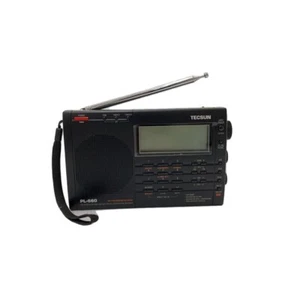 TECSUN PL-660 Black FM/LW/MW/SW/AIR Airband BCL Radio Small High Performance - Picture 1 of 5