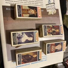 5 x sets sealed cigarette cards kings & queens of england Black Cat