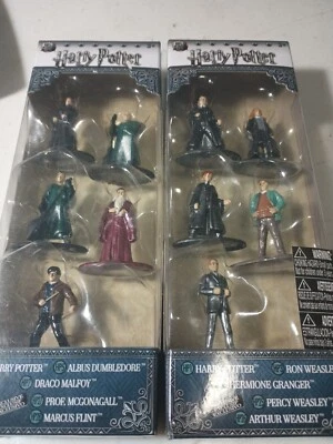 Lote de 2 figuras de nano metal diecast de Harry Potter de JADA Toys coleccionables - 10 figuras Foto 1 de 4