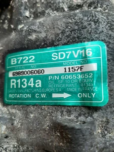 Alfa Romeo 156 2,0 Bj. 2001 Klimakompressor Klima 60653652 - Bild 1 von 5