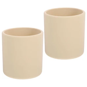 2 Pcs Toddler Drinking Cups for Kids Water Children's Silicone Tableware - Picture 1 of 12