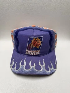 Rare Vintage NBA Phoenix Suns Starter SnapBack Flame Hat - Picture 1 of 10