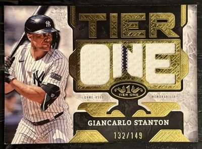2025 Topps Tier One реликвия Джанкарло Стэнтона высеченная 132/149 #T1RD-GS - Изображение 1 из 2