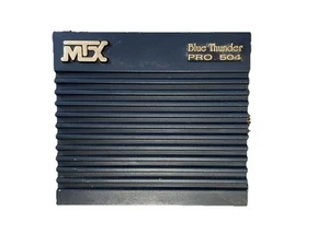VINTAGE MTX BLUE THUNDER PRO 504 4-CHANNEL AMPLIFIER MADE IN USA - Picture 1 of 3