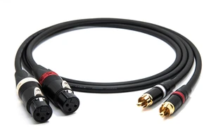 enoaudio Mogami 2534 Stereo Paar (L,R) Kabel | Rean Gold Cinch RCA - XLR female - Picture 1 of 6