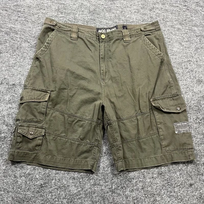 Pantalones Cortos AKOO Para Hombres 42 Verde Carga Sueltos Militares Hip Hop Rap TI Patinador Foto 1 de 4