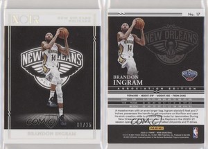 2020-21 Panini Noir Association Edition Holo Silver /25 Brandon Ingram #17