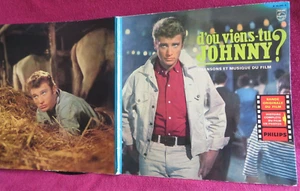 JOHNNY  HALLYDAY – D'Où Viens-Tu Johnny ? B.O.F - 25cm - MONO  Original 1963 /EX - Imagen 1 de 6