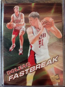 1998-99 Press Pass Michael Doleac Fastbreak Rookie RC #FB 9 Utah Utes Magic - Picture 1 of 2
