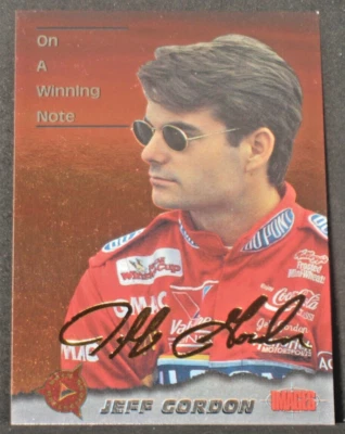 Jeff Gordon 1995 Classic Images Race Reflections Gold Signature #JG6 (622/675) - Image 1 of 2