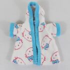 Build A Bear Hello Kitty Blue & White Dressing Gown Soft Fluffy Robe