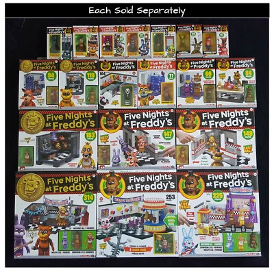McFarlane FNAF FIVE NIGHTS AT FREDDYS CONSTRUCTION SET Series 1 2 3 4 5 *Choose* - Image 1 of 4