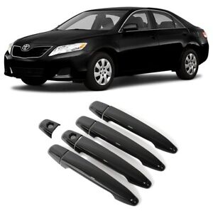 For 2007-2011 Toyota Camry 2005-2010 Avalon GLOSS BLACK 4 Door Handle Covers