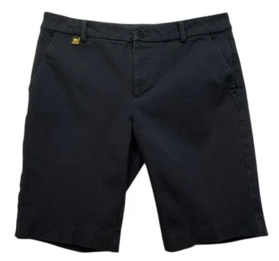 Pantalones Cortos Lauren Ralph Lauren Mujer Etiqueta Negra Talla 4 Azul Marino Mezcla de Algodón Foto 1 de 4