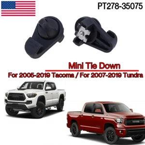 For 2005-2022 Toyota Tacoma Mini Tie Downs SET OF 2 Rail Bed Rail PT278-00160 - Picture 1 of 11