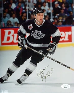 Warren Rychel Los Angeles Kings signiert 8x10 Hochglanzfoto JSA authentifiziert - Bild 1 von 2