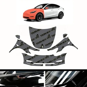 22-24 Tesla Model Y PreCut Front Premier TPU Paint Protection Clear Film PPF bra - Picture 1 of 10