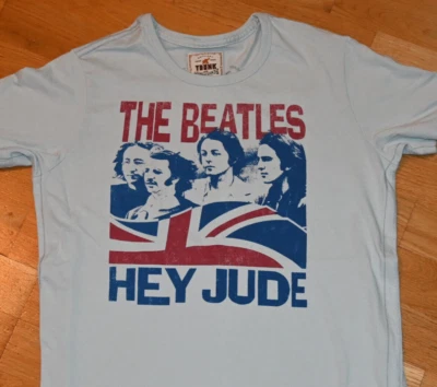 *THE BEATLES - TRUNK LTD.* rock concert band tee shirt (S) Small 70's vtg-style - Image 1 of 4