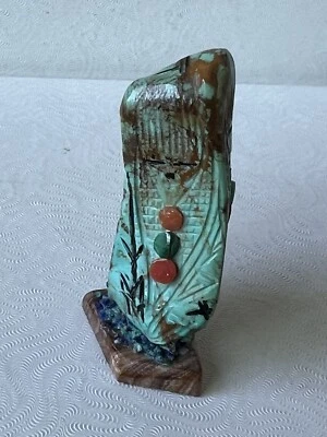 Zuni Corn Maiden- Fetish - Gloria Chattin - 雕刻礼物 F3303 — 第 1/4 张图片