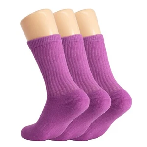 Crew-Socken aus Baumwolle für Damen 3 PAAR glatte Zehennahtsocken - Bild 1 von 131