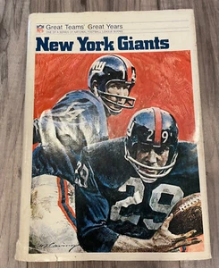 Vintage NFL Football Great Teams' Great Years New York Giants Hardback Book - Picture 1 of 10
