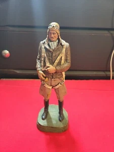 Michael Garman Productions The Aviator  1971 Metal Statue  - Picture 1 of 5