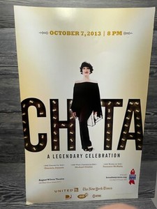 CHITA RIVERA CELEBRATION, AUGUST WILSON THEATRE, BCEFA, 2013, WINDOW CARD/POSTER