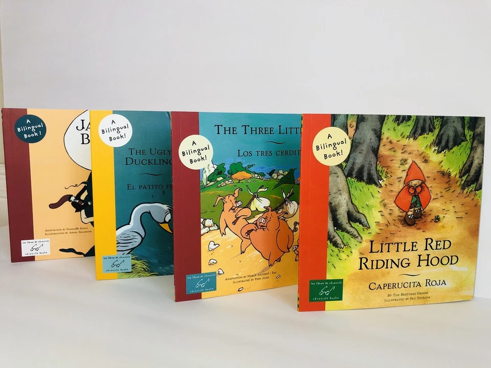 Bilingual Children's Book Little Red Riding Hood English Spanish