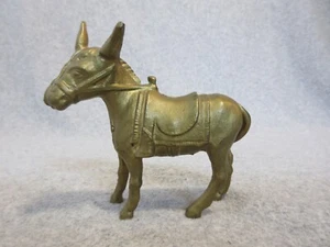 Original 1920's-1940's DONKEY MULE BURRO 2-Piece Cast Iron Excellent Condition - Picture 1 of 5