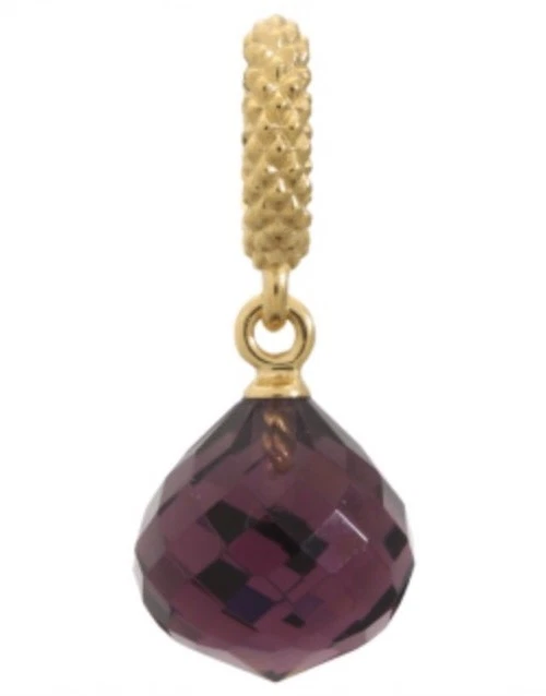 JLO By Endless Jewelry Amethyst Mysterious Drop Rose Gold Bail #1801-1 - Image 1 of 1