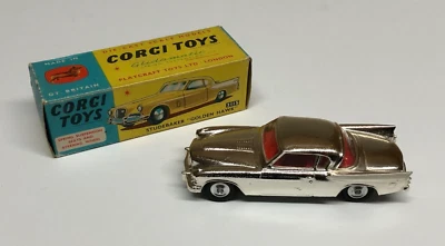 Corgi Toys 211S STUDEBAKER "GOLDEN HAWK" original fundido a presión ~ ¡COMO NUEVO! Foto 1 de 4