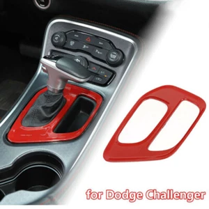 Car Gear Shift Panel Cover Trim Interior Frame For Dodge Challenger 2015-2019 - Picture 1 of 8