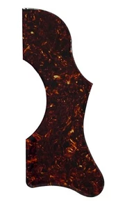 For Gibson J45 & J50 Acoustic Guitar Crystal Self Adhensive Pickguard Brown - Picture 1 of 5