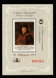 HUNGARY-2003.Commemorative Sheet - Ferenc II.Rákóczi - Picture 1 of 1
