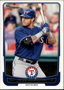 2012 Bowman Texas Rangers Baseball Card #135 Josh Hamilton