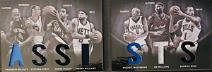 2011 Preferred Assists 46/199 Billups, Curry, Miller, Williams (2), Westbrook, Rose - Bild 1 von 2