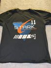 Marvel Stark Industries Motor Racing black T-Shirt Size L Iron Man Tony Stark