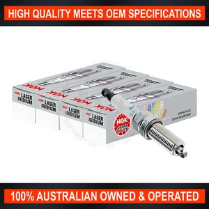 Pack of 4 Iridium NGK Spark Plugs (ILZKAR8G8) - Picture 1 of 1