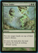 Plow Under FOIL 8th Edition NM Green Rare MAGIC MTG CARD (ID# 129551) ABUGames