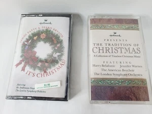 Hallmark It’s Christmas(1996) & The Tradition Of Christmas(1991) Cassette Tapes - Picture 1 of 7