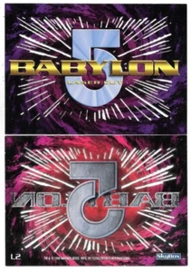 Babylon 5 Laser Cut Logo #L2 Chase Trading Card 1996 Skybox NEAR MINT - Picture 1 of 1