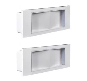 2x Lampada Emergenza 1499 11W Beghelli Stile In 8h 8106/11 Completa Di Incasso - Imagen 1 de 5