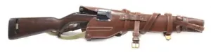 US WW2 M1 Carbine Leather Scabbard marked JT&L 1944 (scabbard only) - Picture 1 of 6