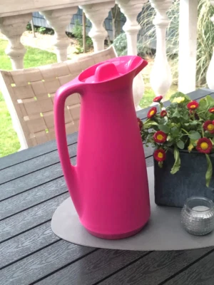 TUPPERWARE ★ THERMO´TUP KANNE ★ 1 Liter / pink - Bild 1 von 4
