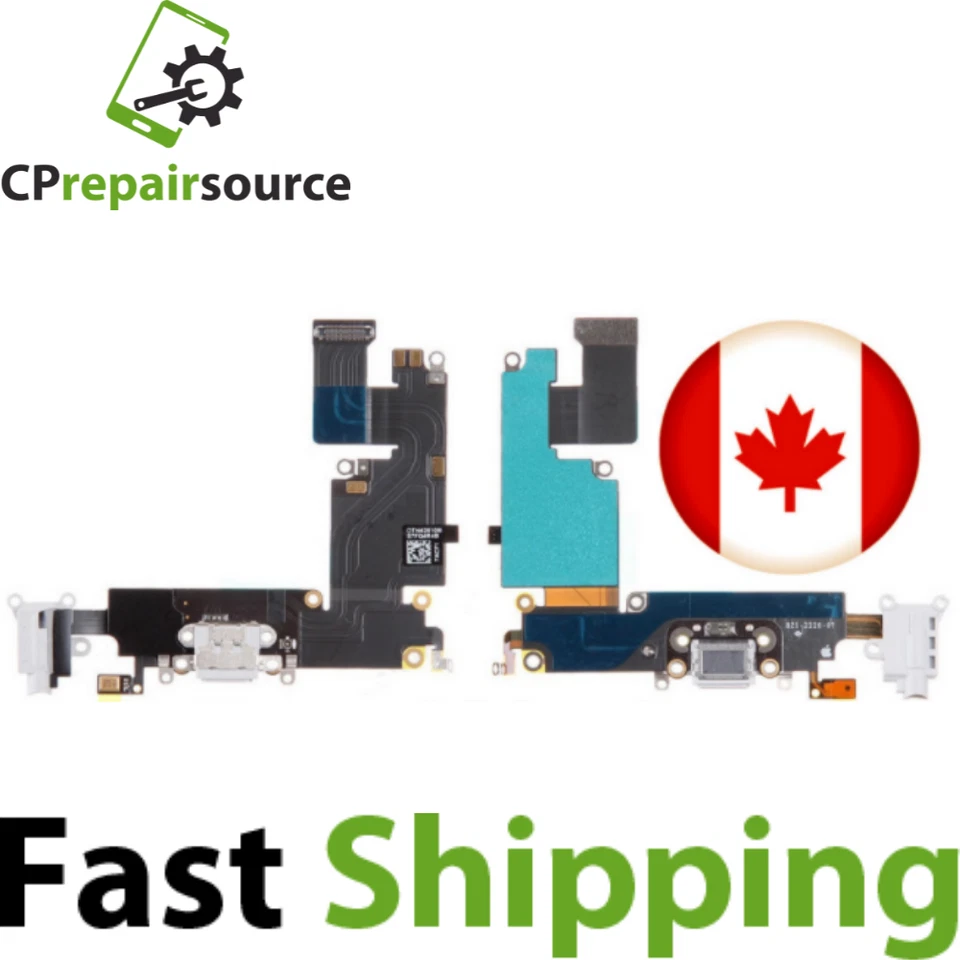 Conector de alimentación de puerto de carga blanco para iPhone 6+ Plus, reemplazo flexible de conector de audio Foto 1 de 1