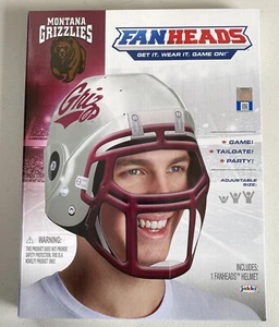NEU FAN HEADS FANHEADS MONTANA GRIZZLIES HELM PARTYS TAILGAITING VERSTELLBAR - Bild 1 von 2